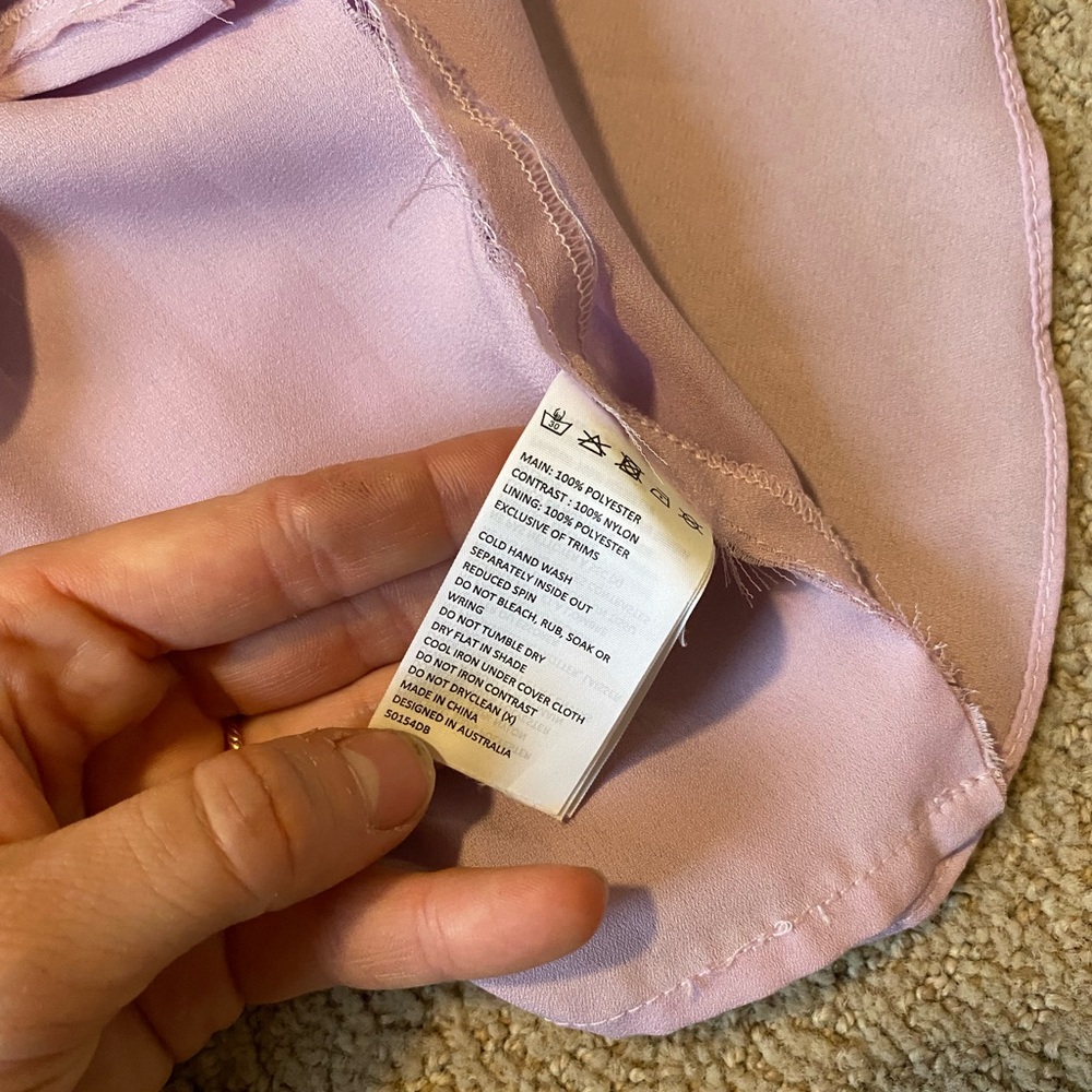 Bardot Revolve Babylon dress lilac purple - Picture 6 of 7